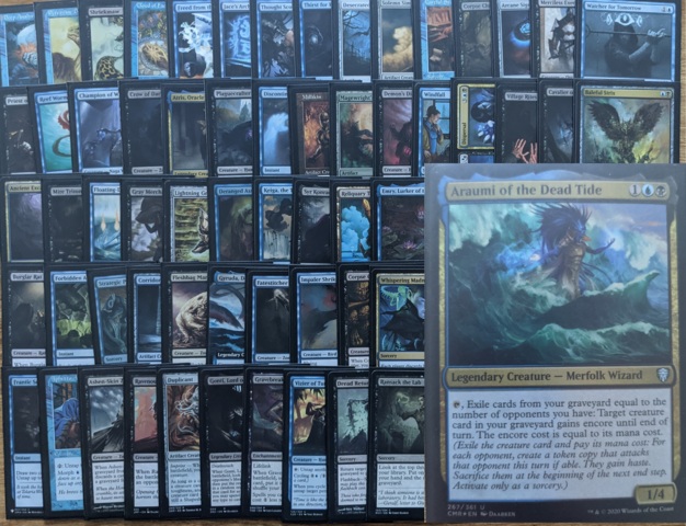 Araumi of the Dead Tide - Multiplayer EDH Deck (Custom 100 Card Commander Deck)